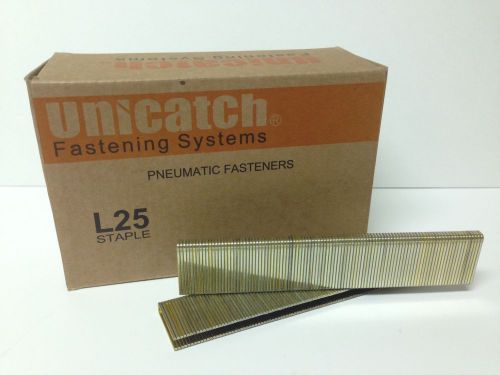 Unicatch l25 18 ga. 1/4&#034; crown x 1&#034; length narrow crown staples - l13 staples for sale