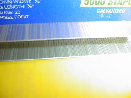 Duo-Fast 1/2&#034; X 1/2&#034;  20 Guage Galvanized Staples  (5016-C)