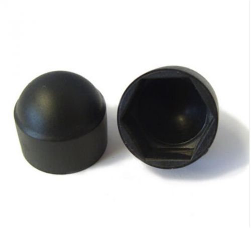 M6 M8 M10 M12 Black Dome Bolt Nut Protection Caps Cover Hex Hexagon Plastic USTB