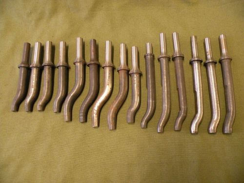 Riveting  Hammer Die Set S - Shape riveting Chisels,  Rivet Squeezer  !