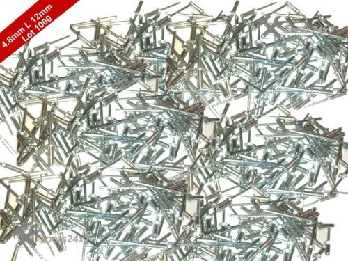 Heavy duty 4.8mm x 12mm standard open dome aluminum blind pop rivets-lot of 1000 for sale