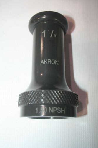 Akron Plain Smoothbore Tip 1-1/2&#034; NPSH w/Nozzle Opening at 1-1/8&#034;