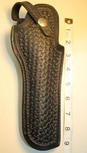 VINTGAGE BUSHNELL BLACK BASKETWEAVE POLICE GUN HOLSTER