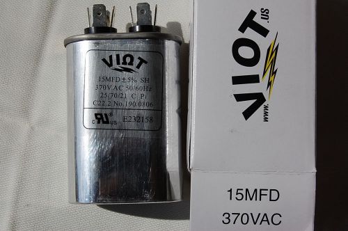 New compressor furnace blower fan motor run capacitor 15ufd replace hvac 370v for sale