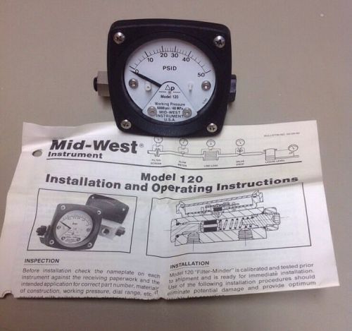 Mid-West Working Pressure Gauge Model 120AA-00-00.   (S3)