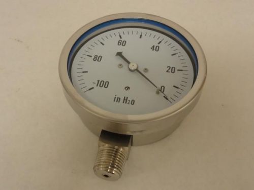 92475 New-No Box,  LP1SS402100V Vacuum Gauge, -100/0, 1/2&#034; NPT