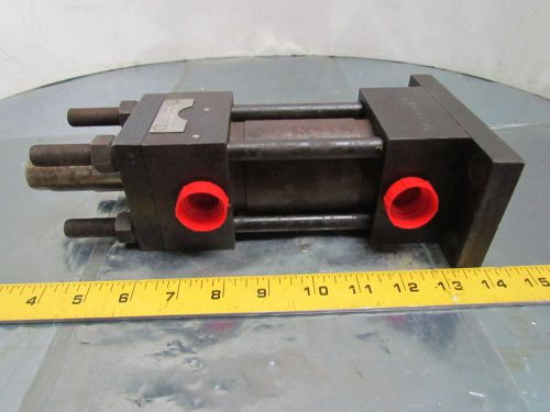 Hydro-line bu/bw n5fmd 2x2 hydraulic cylinder 2&#034; bore 2&#034; stroke double rod for sale