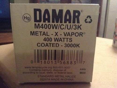 Damar m400w metal x vapor coated bulb brand new.