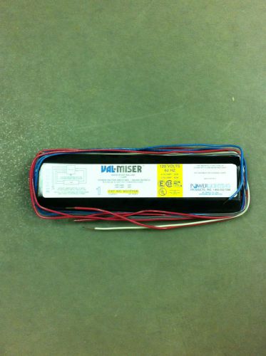 Valmont Electric VAL-MISER Ballast 8G1074W, 120 V 60Hz Rapid Start