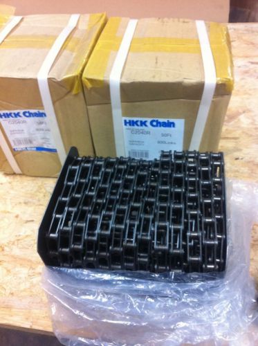 HKK ANSI  C2040R CONVEYOR CHAIN 50&#039;  w 10 CONNECTING LINK KITS JAPAN NEW SPOOL