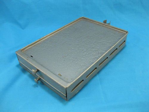 Vintage Metal Kardex Photo 2 Drawer Desk Card Office File Industrial Green Desk