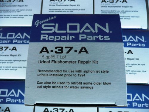 BOX OF FIFTY (50) GENUINE SLOAN URINAL FLUSHOMETER REPAIR KITS, A-37-A