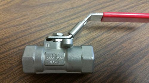 1/2&#034; Thrd SS Ball Valve KF Contromatics Series 8100-02