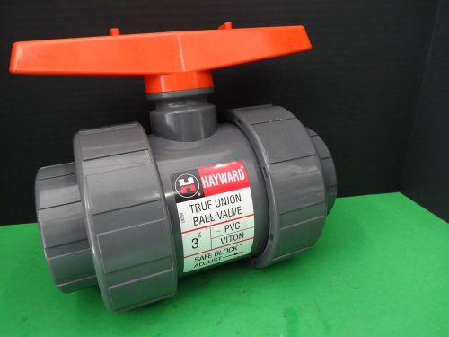 Hayward 3&#034; Ball Valve PVC Soc by Thread Viton Rings