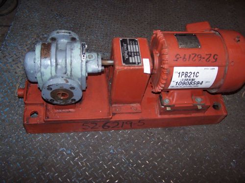 NEW SIER BATH GEAREX 2 HP HELICAL GEAR PUMP SIZE B-1  1&#034; PORT 17 GPM 230/460 VAC