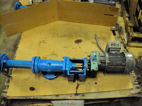 ROBBINS MYER PUMP WIRH GEAR REDUCER AND MOTOR