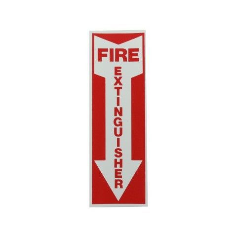 4&#034; x 12&#034; vinyl &#034;fire extinguisher&#034; sign for sale