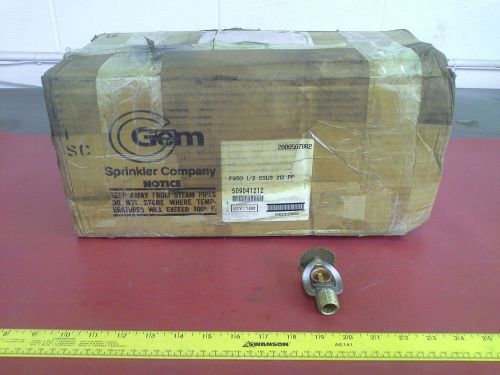 GEM F950 FIRE SPRINKLER HEAD 1/2 SSU3 212 PF NEW IN BOX LOT OF 100