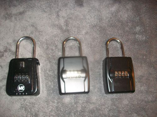 New VL Numeric Lockbox Lot of 3