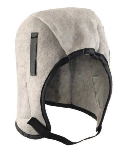 Hard Hat Liner,  Over The Head, Gray, Fleece, Size Universal(LOWEST EBAY PRICE)