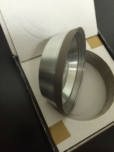 11v9 cup wheel 5&#034; x  1/8 &#034; x  3/8 &#034; c100 d320 grit (fepa d54) 2&#034; bore resin bond r for sale