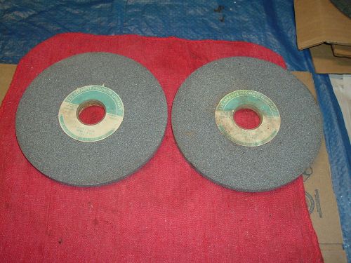 2  ITT SURFACE GRINDING WHEELS 7&#034;X3/8&#034; X 1-1/4&#034; HOLE ZA702 1-8V2 TYPE 1 TWO L@@K