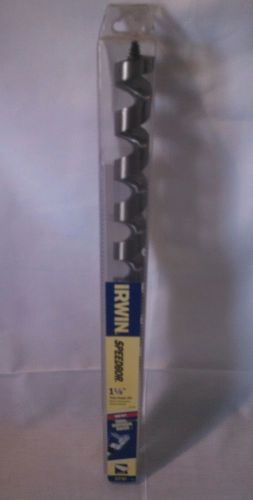 NEW IRWIN DRILL BIT 1 1/8 &#034; SHIP AUGER SPEEDBOR 17&#034; LONG