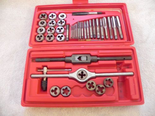 A3 41 piece T511 Tap &amp; Die Set  Triumph 1 Piece Missing 40 Count FREE DOM SHIP