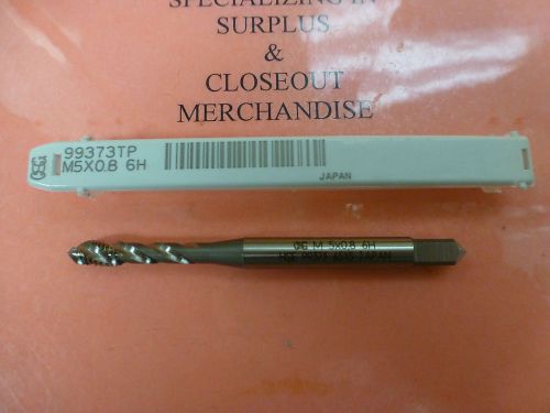 SPIRAL FLUTE TAP M5x0.8 HIGH SPEED STEEL VANADIUM 3 FLUTE BRIGHT NEW OSG $4.75