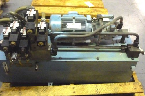 Daikin y476073-2 hydraulic oil unit supply pump v15a1r-40 sump mori seiki sl-2b for sale