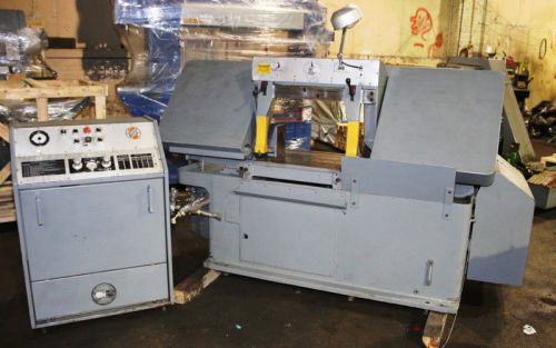 20&#034; W 15&#034; H Marvel 15M HORIZONTAL BAND SAW, 1-1/4&#034; Blsde, 5 HP, Semi-Automatic,