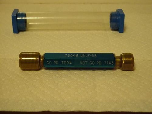 1  Swanson Go &amp; Nogo Thread Gauges .750-16 UNJF - 3B  VGC