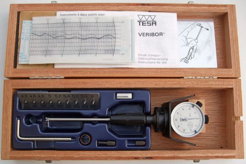 TESA Veribor 4.5-6mm Dial Bore Gage Gauge 0.001mm Innenmessgerat NOS NEW