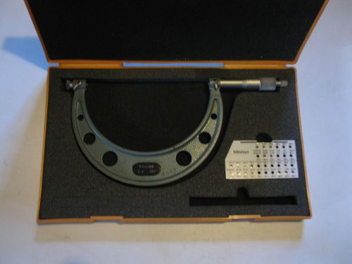 mitutoyo 5-6&#034; thread micrometer.no anvils.