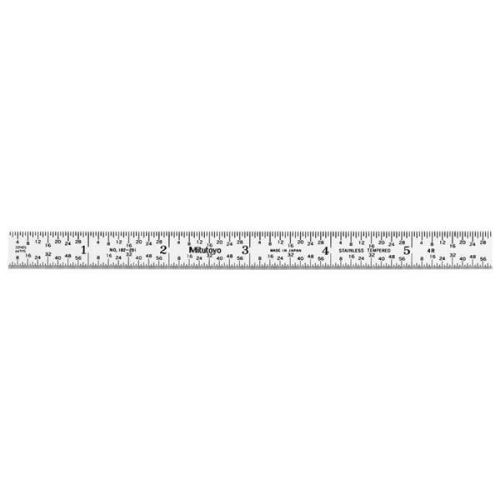 Mitutoyo 182-201 Flexible Steel Rule - Length: 6&#034;