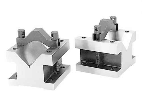 2-3/8 x 2-3/8 x 2&#034; ULTRA PRECISION V-BLOCK &amp; CLAMP SET