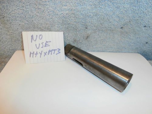 Machinists 12/5B  BUY NOW    Machinists Unusedv MT4 x MT3 ADAPTER