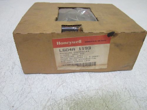 HONEYWELL L604A 1193 PRESSURE CONTROLLER *NEW IN A BOX*