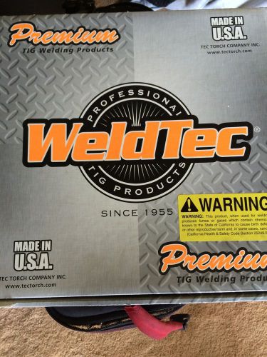 WeldTec TIG Torch Water Cooled Kit Brand New In Box