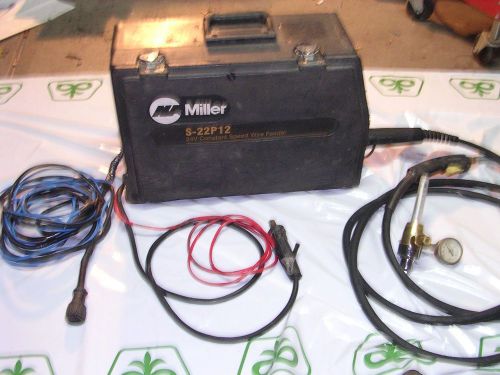 MILLER S-22P12 24V SUITCASE WIRE FEEDER FEED WELDER  MIG WITH REGULATOR