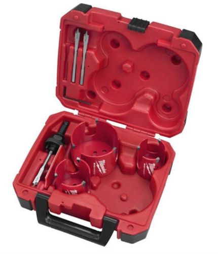 Brand New Milwaukee® 7-Piece Big Hawg® Hole Cutter Kit  49-56-9075 3 5/8&#034; Cutter