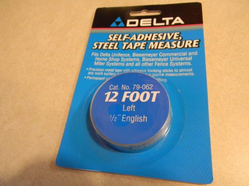 Delta/Biesemeyer 79-062 12&#039; LH tape 1/2&#034; English markings