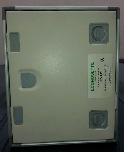 MCI OPTONIX ECONOSETTE  10&#034; X 12&#034; X-RAY FILM CASSETTE GREEN 600