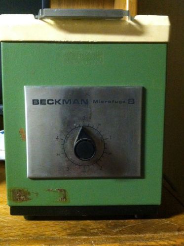 Beckman tabletop microfuge b with 6 stainless steel plates for sale