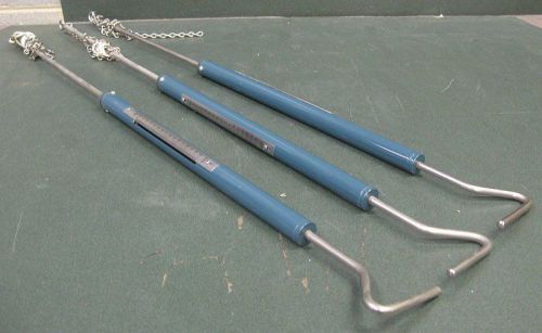 Lot of Three (3) Cenco Central Scientific Hanging Scales KG