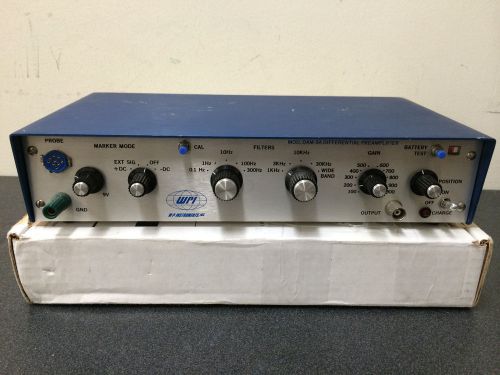 WPI W-P Instruments MOD.DAM-5A Differential Preamplifier