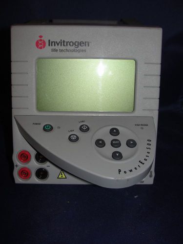 Invitrogen Power Erase 500 NOVEX Power Supply 100-120 VAC 50/60HZ