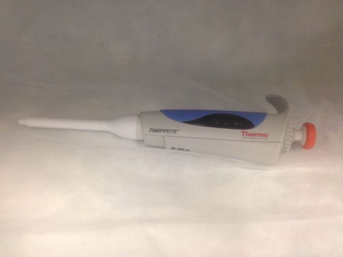 Working Thermo finnpipette  Pipet  variable volume pipette 30-300 ul