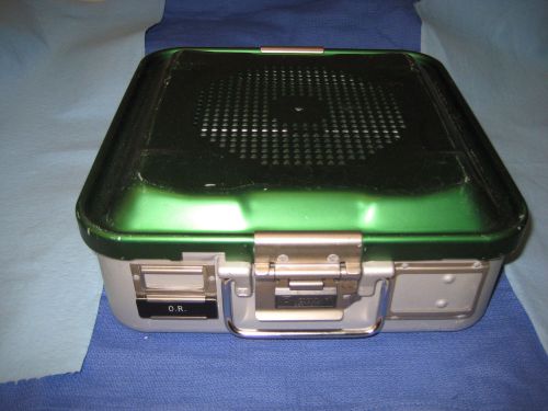 AESCULAP STERILIZATION CONTAINER JK387 (Green)