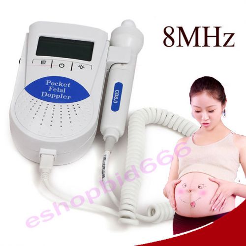 CE FDA Handheld New LCD Backlight Vascular Doppler with 8MHz Probe With Speaker